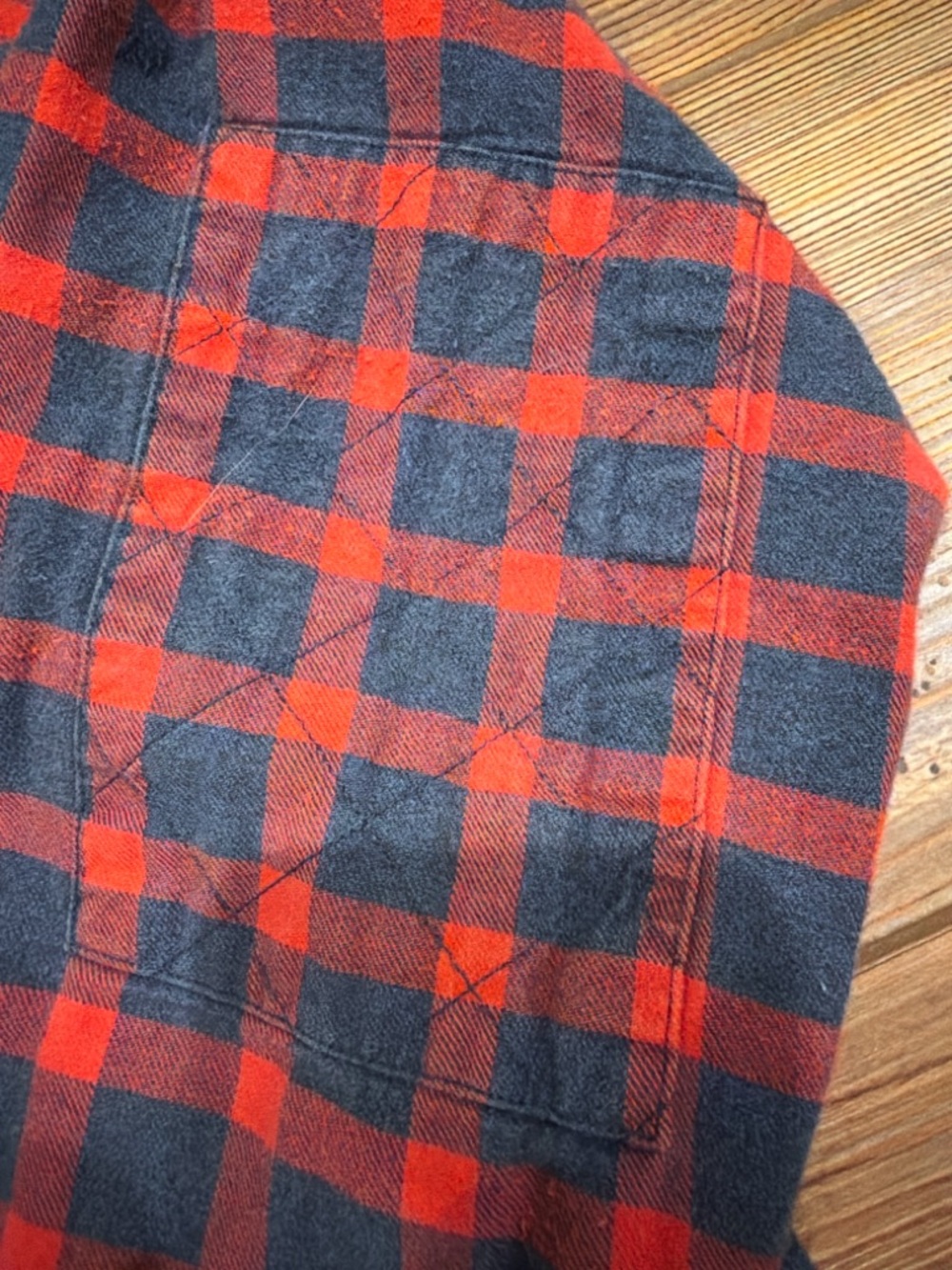 Rodd & Gunn Plaid Flannel Shirt L Sports Fit Quilted Elbow Cotton - Picture 4 of 5